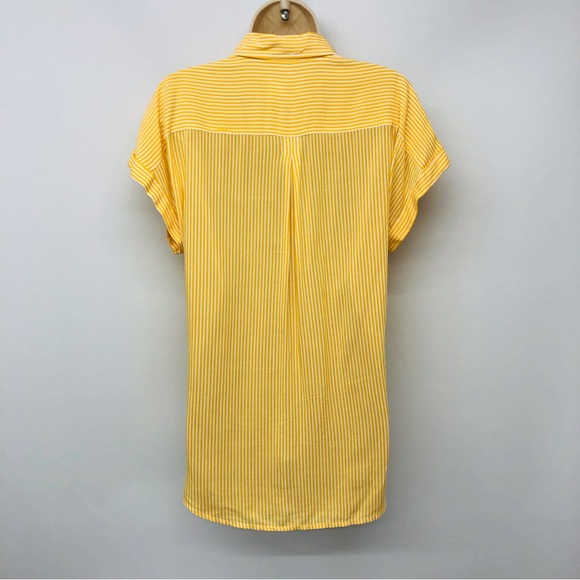 Cosmic Blue Love Yellow Stripe Tunic - Picture 15 of 16